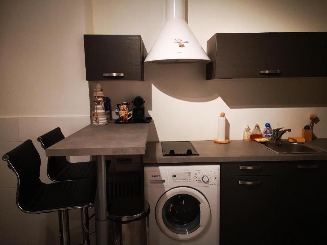 Superbe Studio Meuble Cosy Avec Lit Superconfort Au Calme Jean Medecin 니스 외부 사진